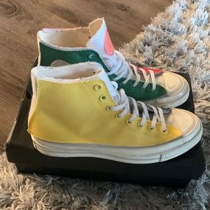 Joshua Vides Chuck Taylor with swappable Velcro attatchments